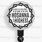 Christian, Hosanna in the Highest Retractable Badge Reel
