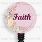 Christian Badge Reel, Faith Retractable Badge Reel