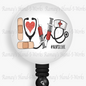Nurse Love Retractable Nurse Badge Reel