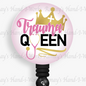 Fun Nurse Trauma Queen Retractable Badge Reel