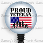 Military, Proud Veterans Retractable Badge Reel (Copy)