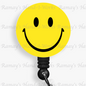 Fun Smiley Happy Face Retractable Badge Reel
