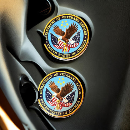 Ceramic Car Coasters Set | Department of Veterans Affairs Design, Absorbent Cup Holders __etsy:8040411197
