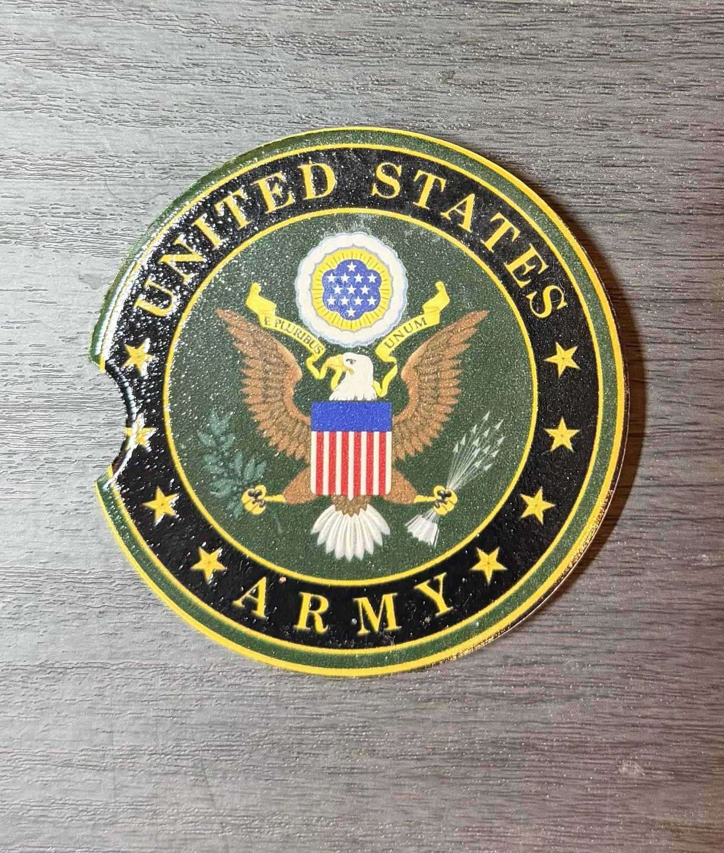 Ceramic Car Coasters Set | Military Absorbent Cup Holders | Patriotic Military Gifts __etsy:8028374574