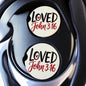Ceramic Car Coasters Set of 2 | Loved John 3:16 Car Accessories |Absorbent Cup Holder Coasters |Faith Inspired Gift |Inspirational Car Decor __etsy:8076088807