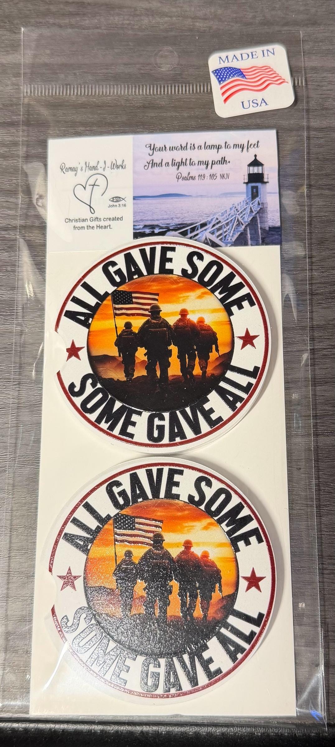 Ceramic Car Coasters Set of 2 | Military Veteran Car Accessories | Absorbent Cup Holder Coasters | Veteran Gift | Army Navy Air Force Decor __etsy:8044283824