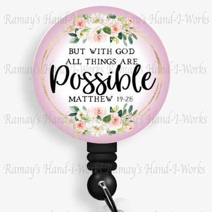 Jesus Is My Life Line Retractable Nurse Badge Reel: Christian ID Holder __etsy:5073630183