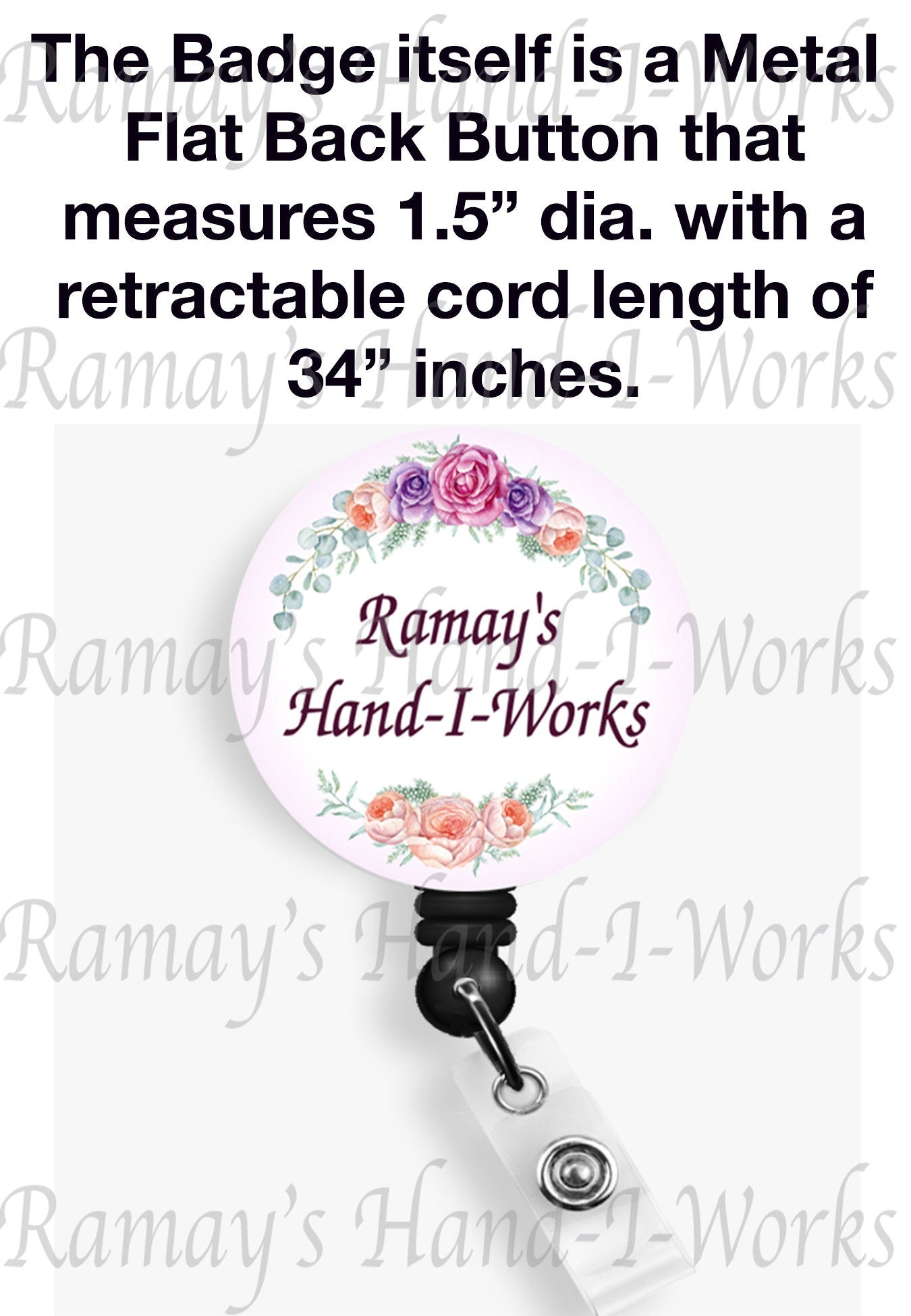 Jesus Is My Life Line Retractable Nurse Badge Reel: Christian ID Holder __etsy:4574729569