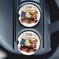 250th Anniversary Celebration Custom Car Coasters (Set of 2) Absorbent Cup Holder __etsy:8146000508
